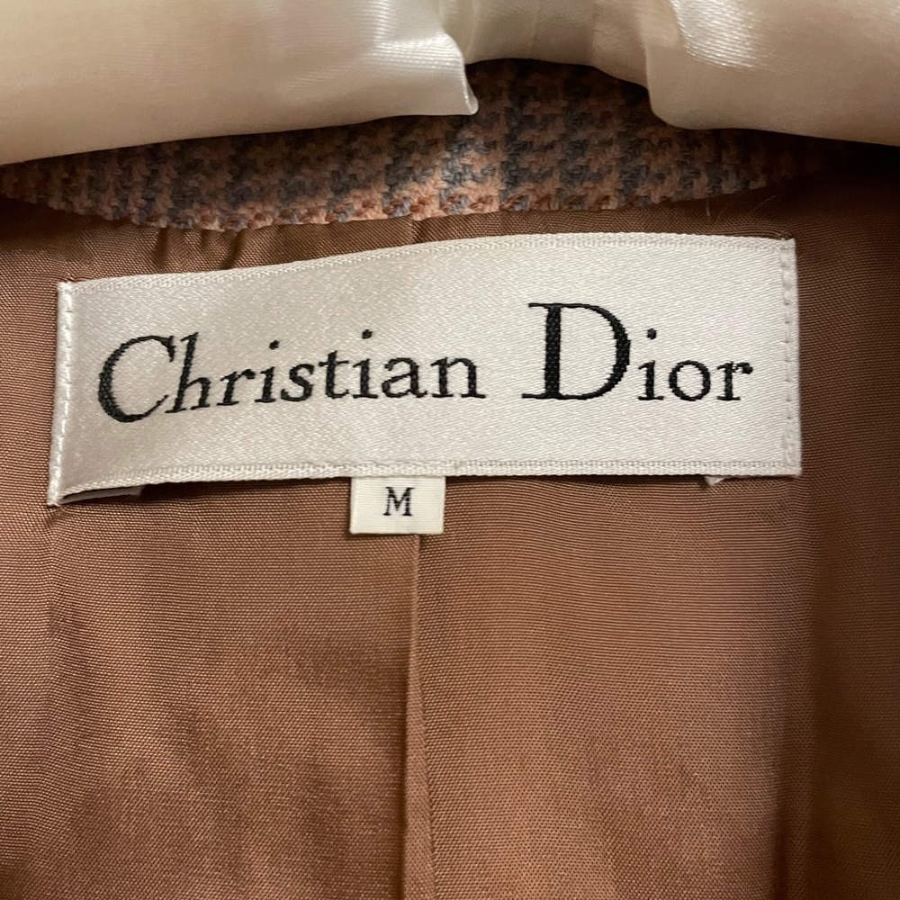 Christian Dior Plaid vintage blazer - Picture 4 of 11